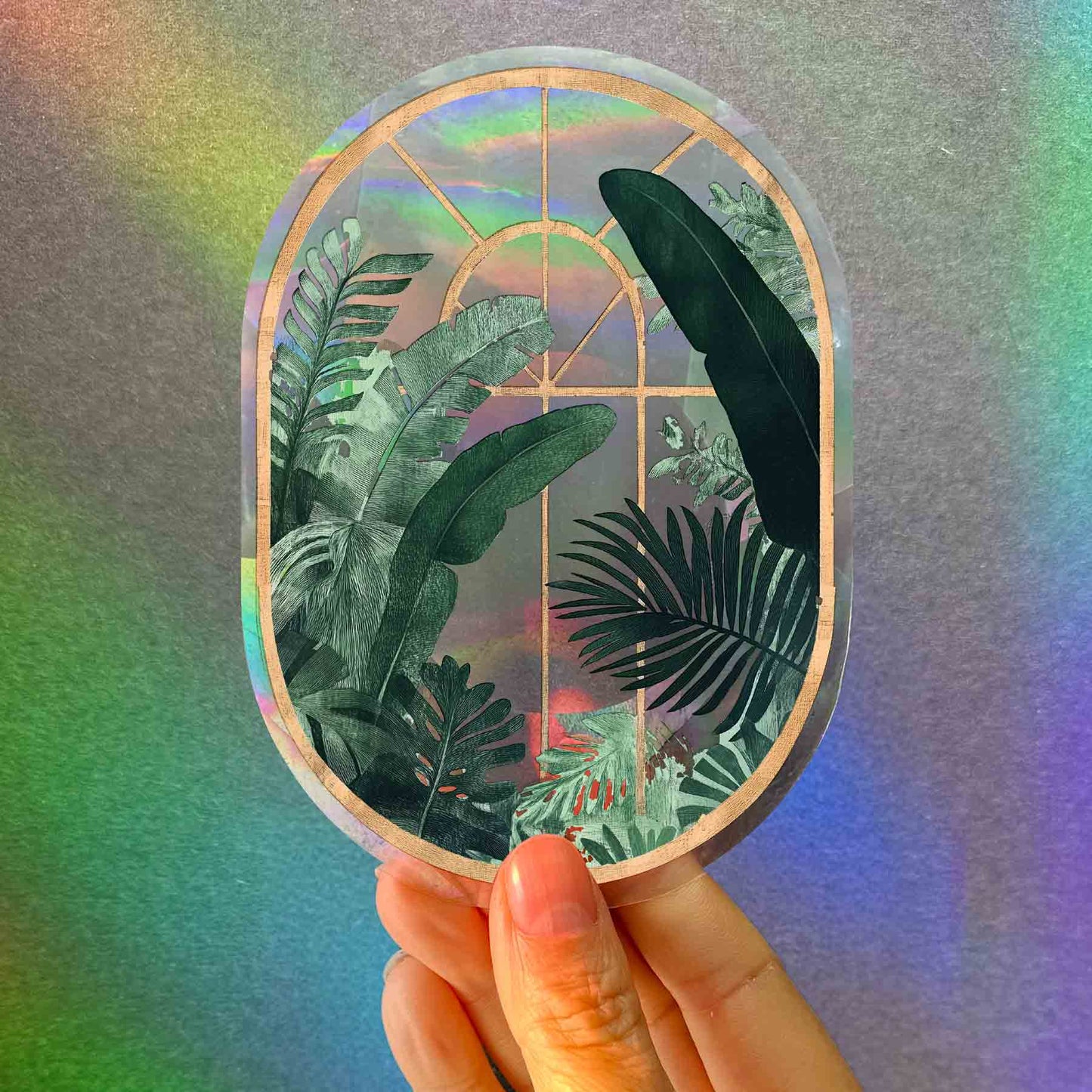 Rainbow maker sticker - Greenhouse Glow