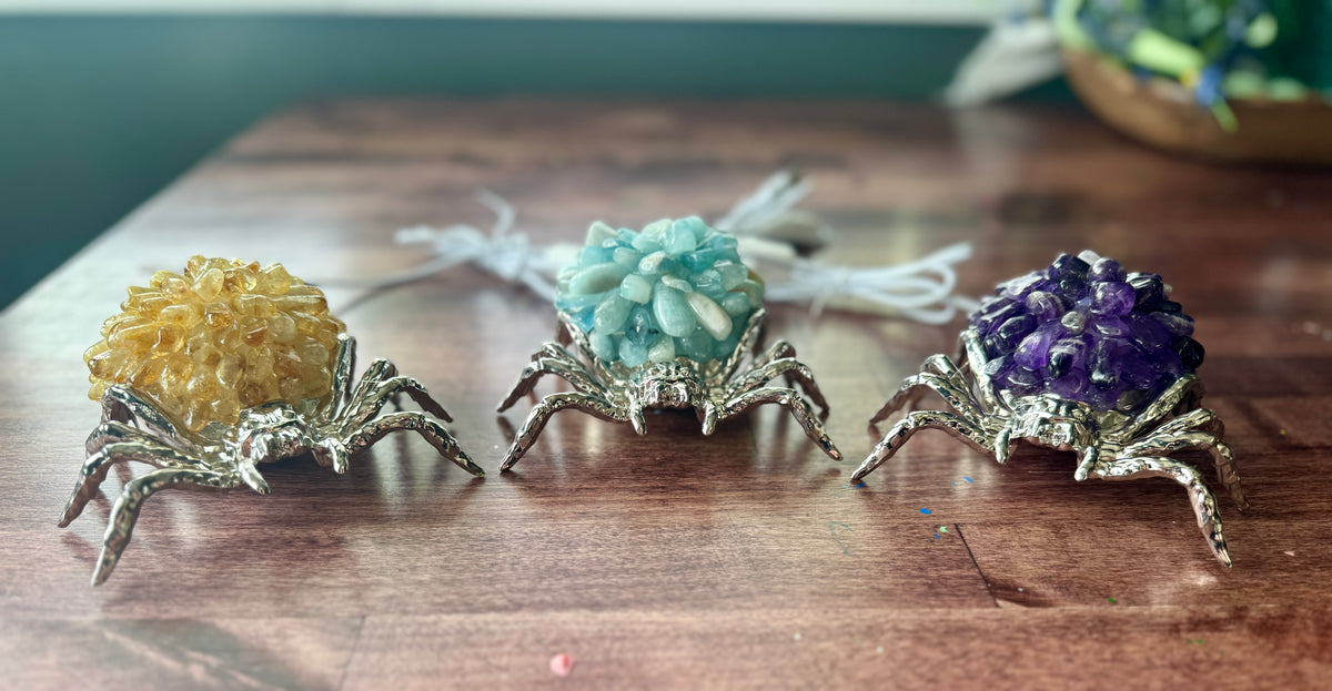 Crystal Spider Lamp