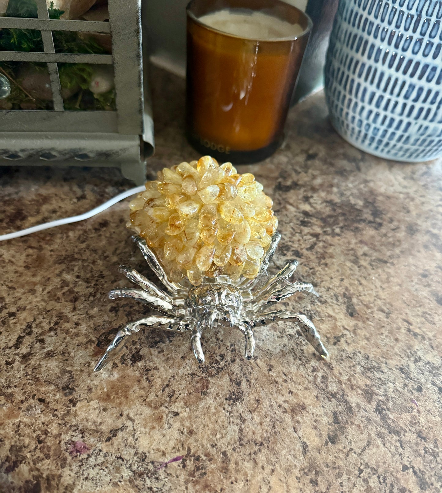 Crystal Spider Lamp