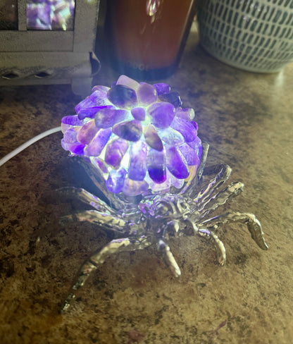 Crystal Spider Lamp