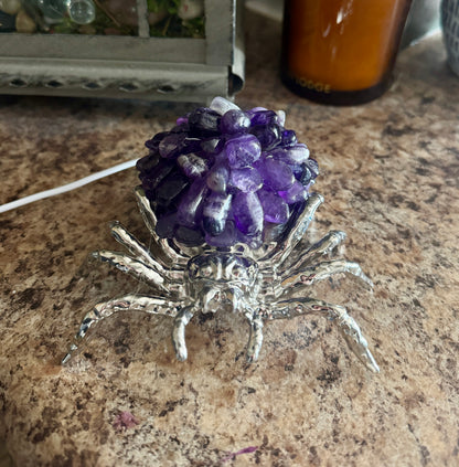 Crystal Spider Lamp