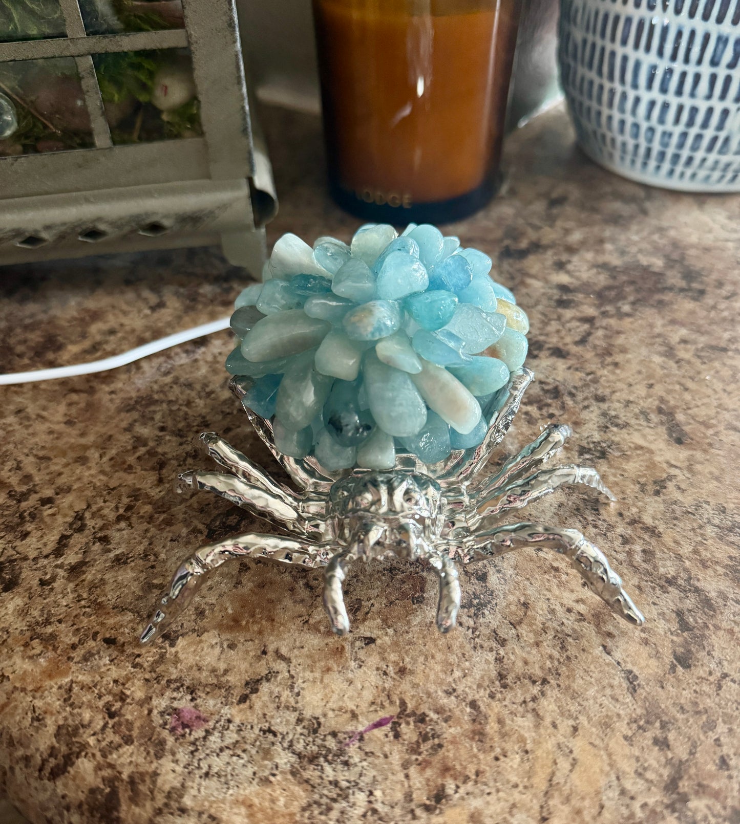 Crystal Spider Lamp