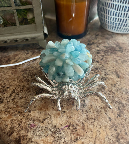 Crystal Spider Lamp