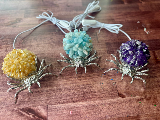 Crystal Spider Lamp