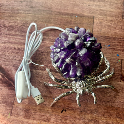 Crystal Spider Lamp
