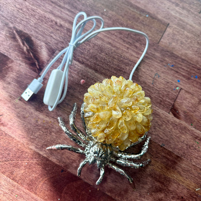 Crystal Spider Lamp