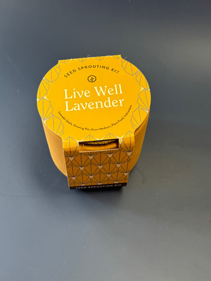 Tiny Terracotta Grow Kits: Live Well Lavender