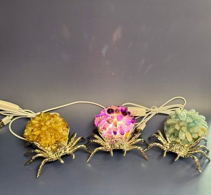 Crystal Spider Lamp