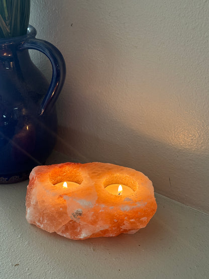 Himalayan Salt Candle Holder