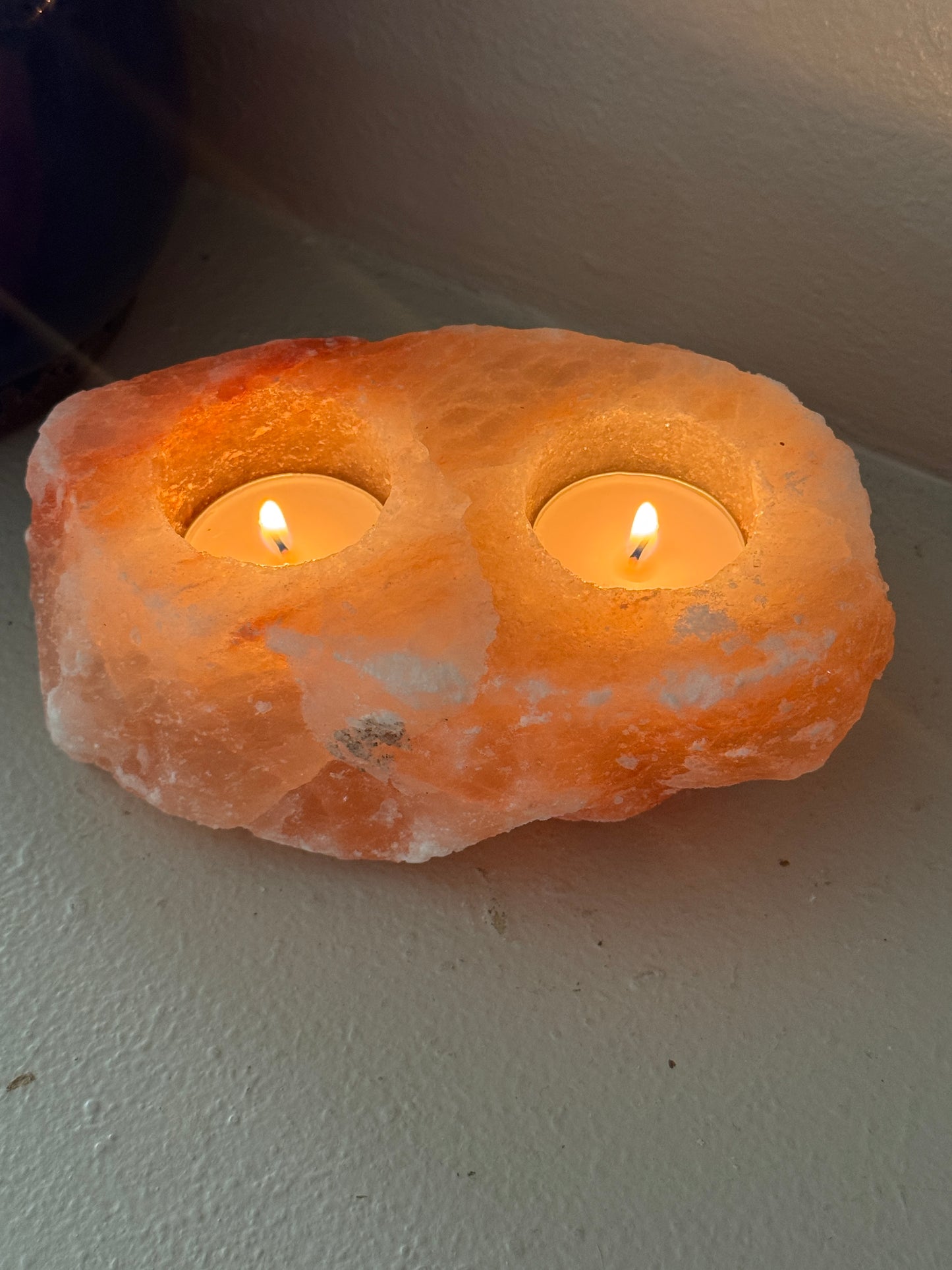 Himalayan Salt Candle Holder