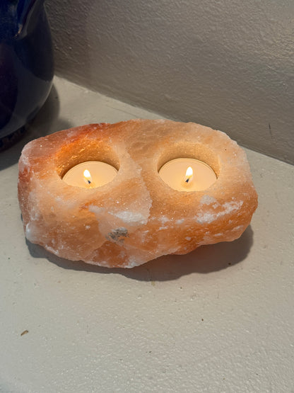 Himalayan Salt Candle Holder