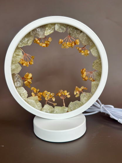 Round Gemstone Lamp