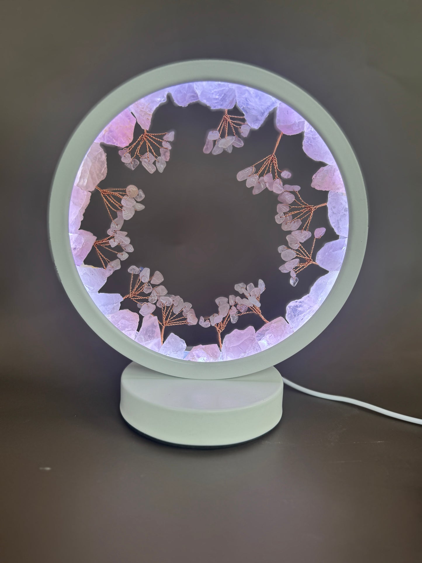 Round Gemstone Lamp
