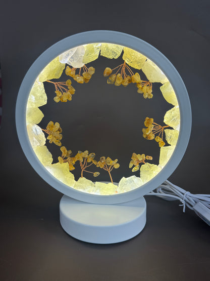 Round Gemstone Lamp
