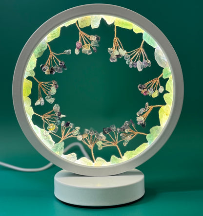 Round Gemstone Lamp