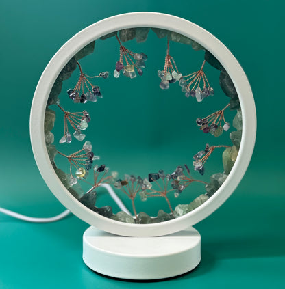 Round Gemstone Lamp