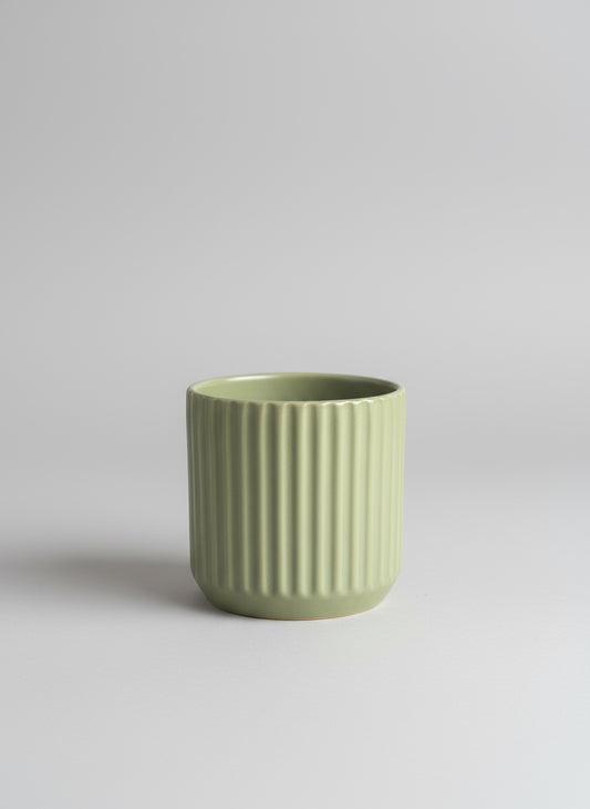Green Ceramic Planter