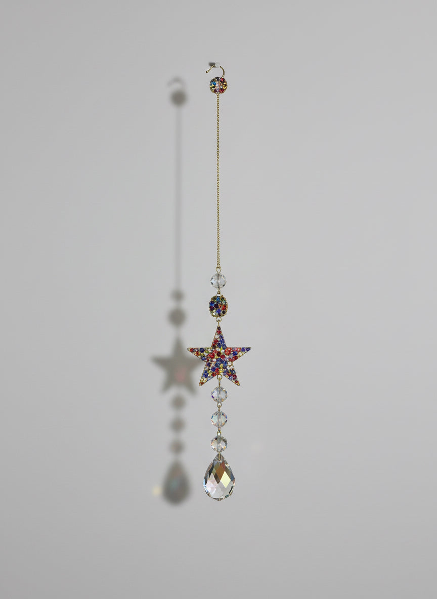 Colored Crystal Suncatcher