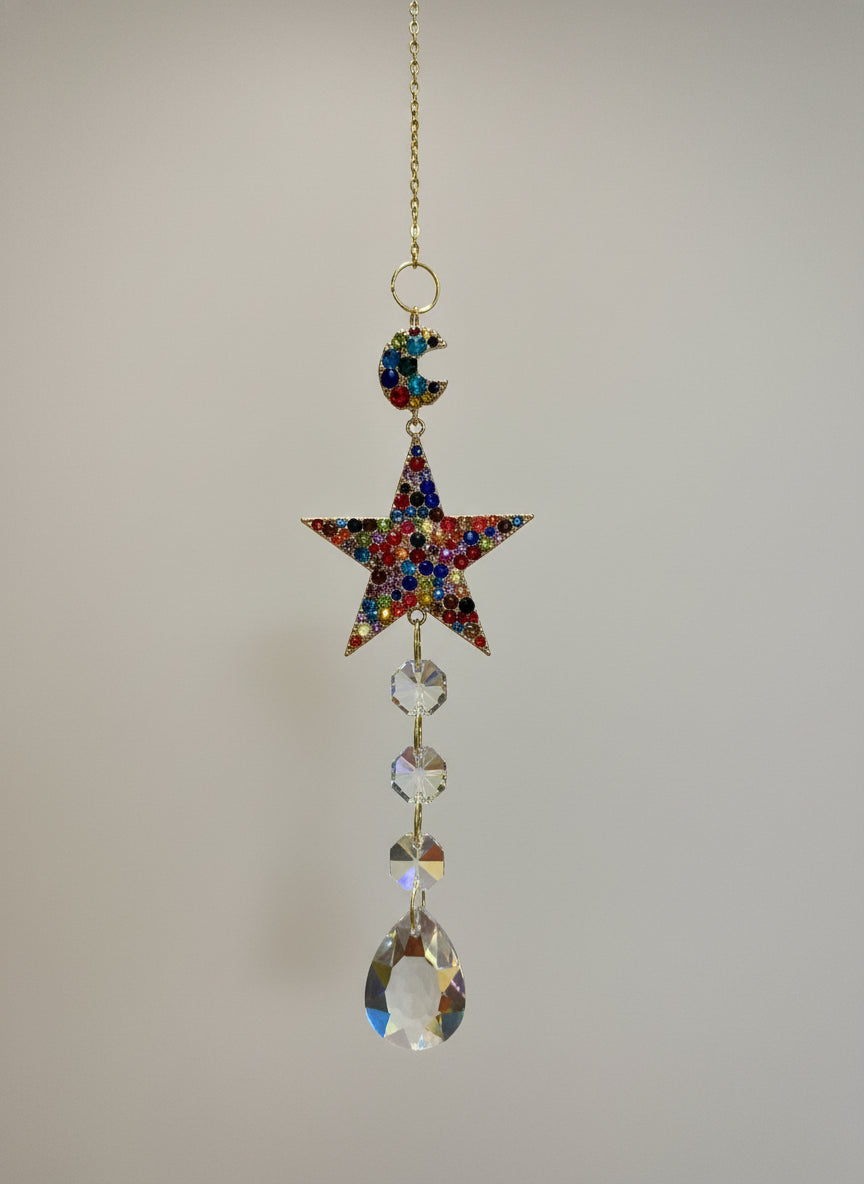 Colored Crystal Suncatcher