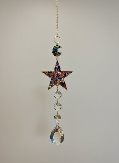 Colored Crystal Suncatcher