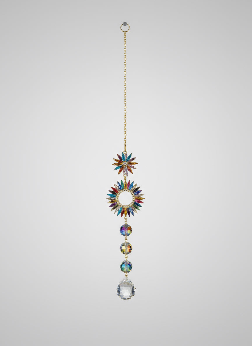 Colored Crystal Suncatcher
