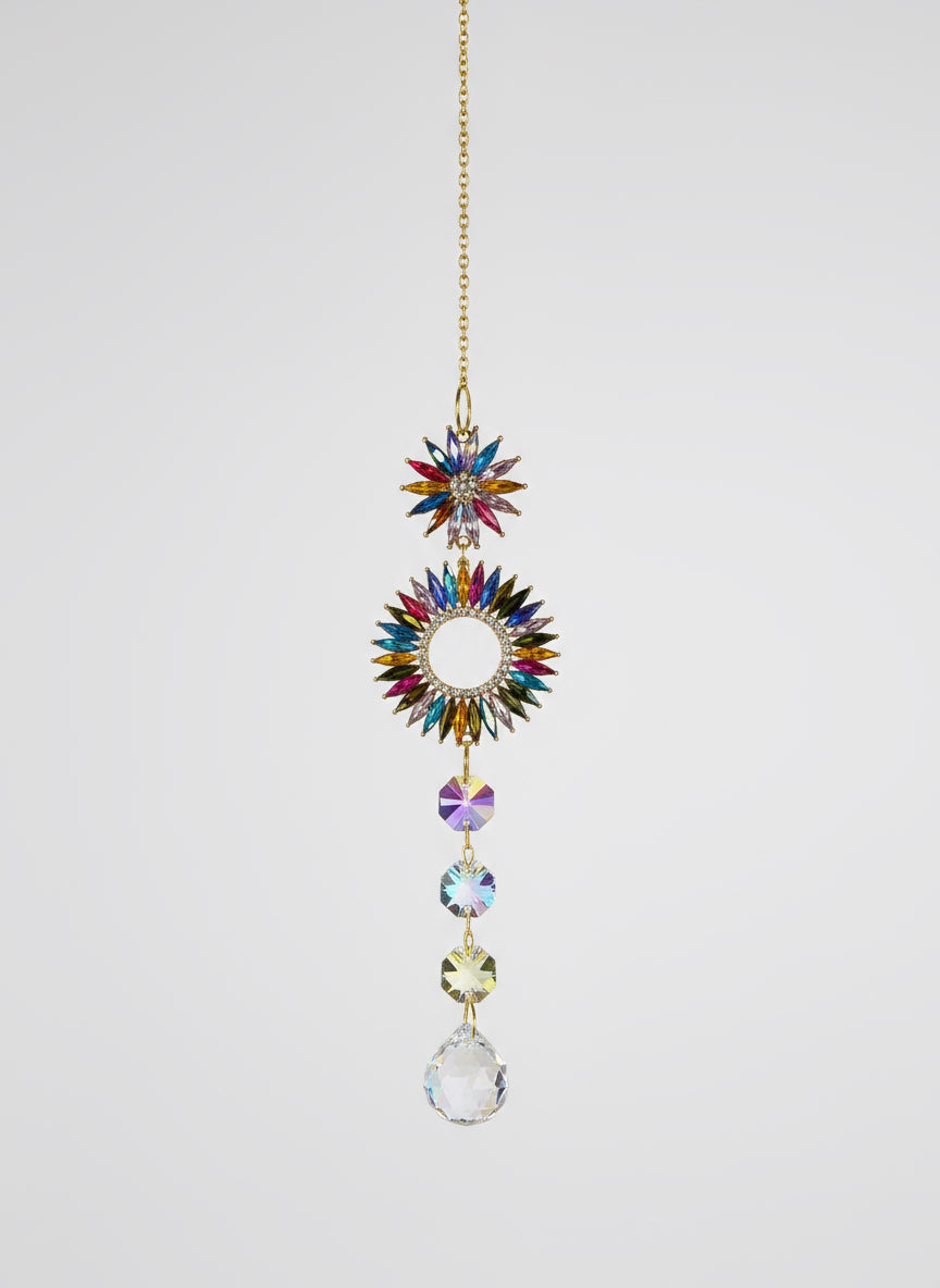 Colored Crystal Suncatcher