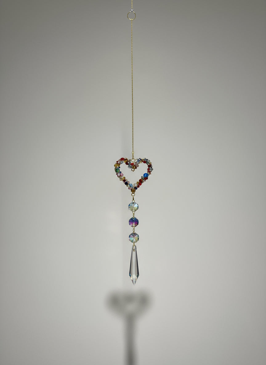 Colored Crystal Suncatcher