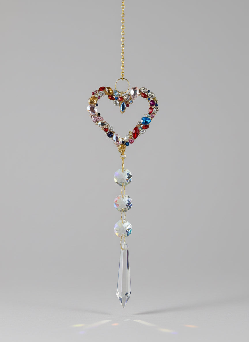 Colored Crystal Suncatcher