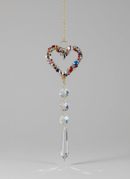 Colored Crystal Suncatcher