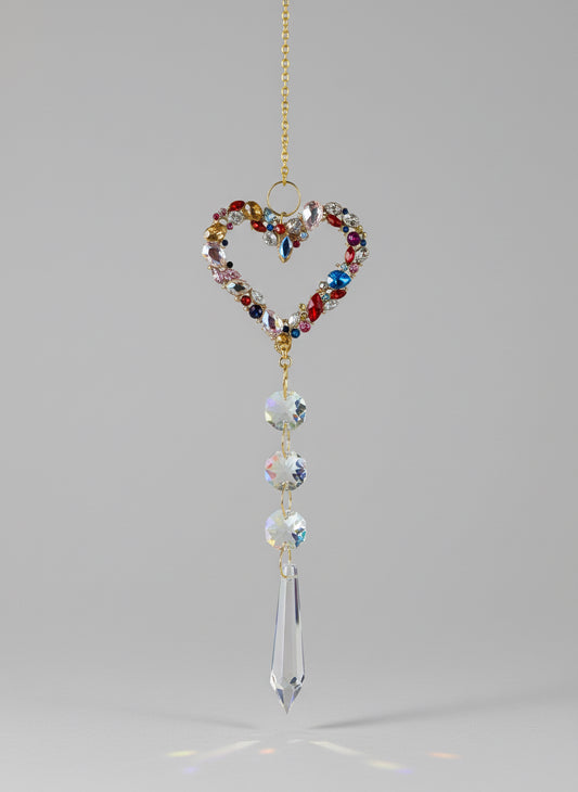 Colored Crystal Suncatcher