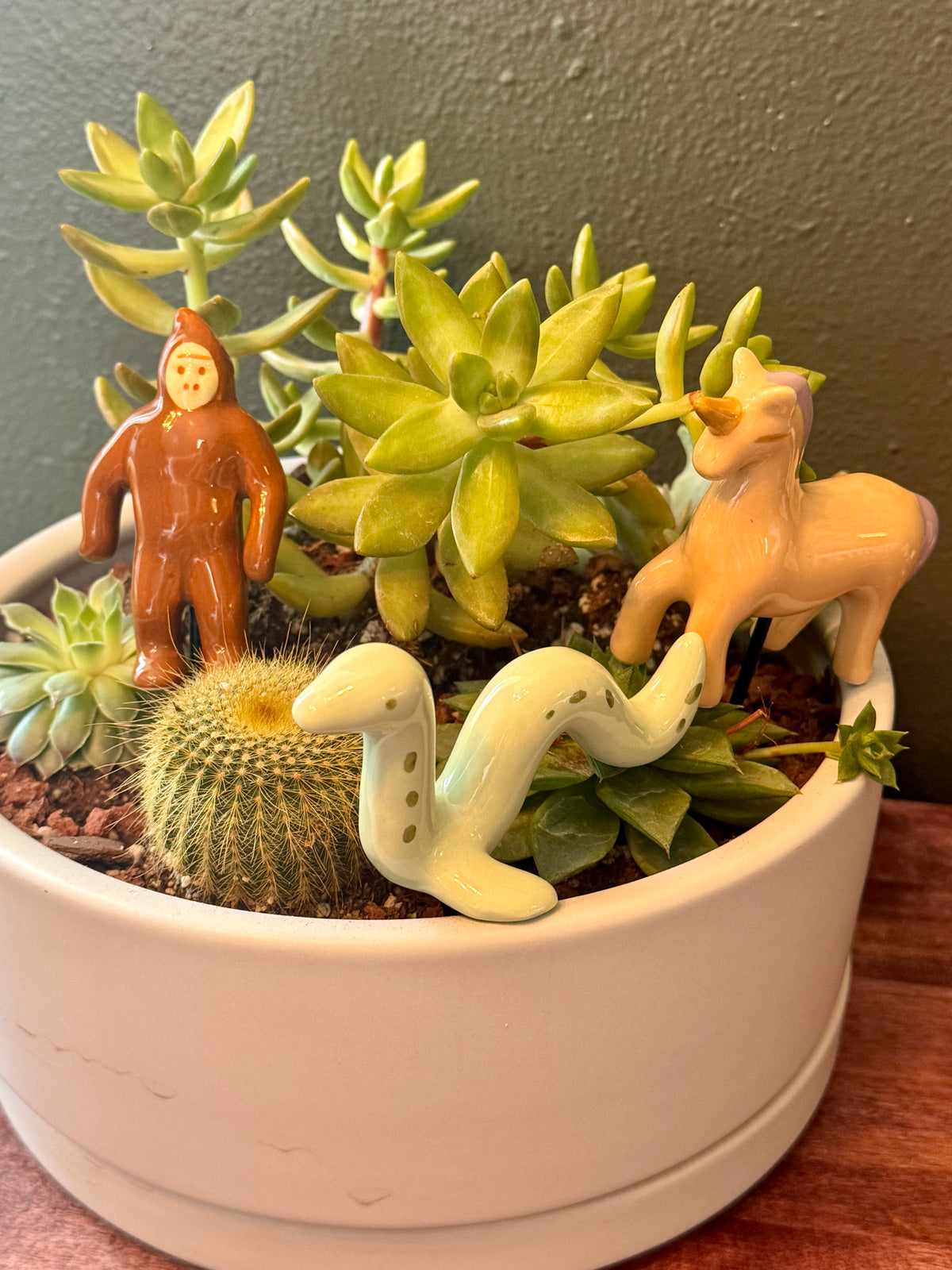 Mythical Creatures Plant Sticks Set of 3