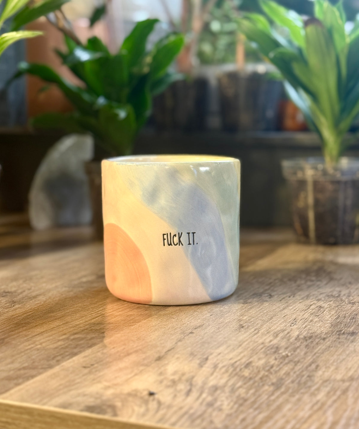 Fuck It Ceramic Planter