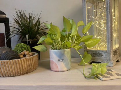 Fuck It Ceramic Planter
