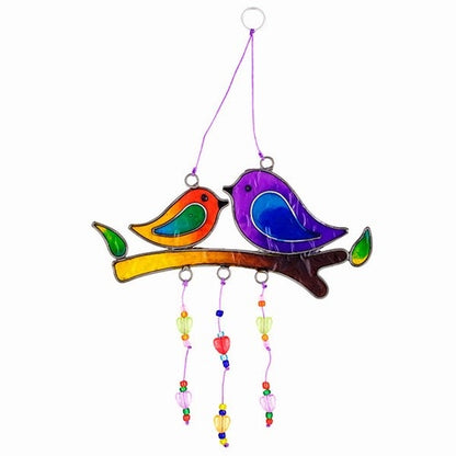 Lovebirds Suncatcher