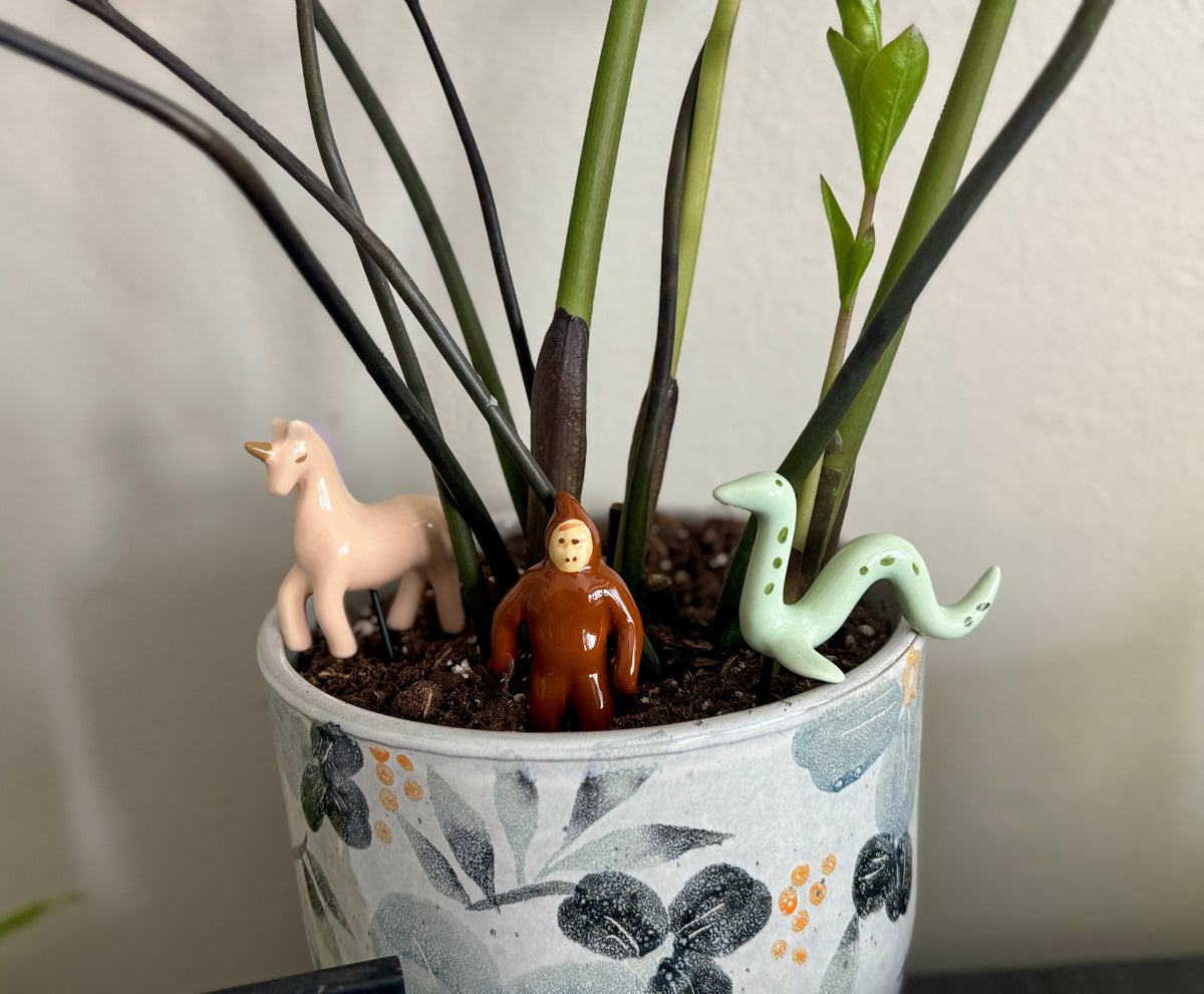 Mythical Creatures Plant Sticks Set of 3