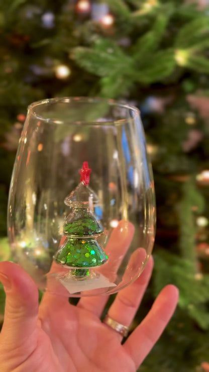 Christmas Tree Glass