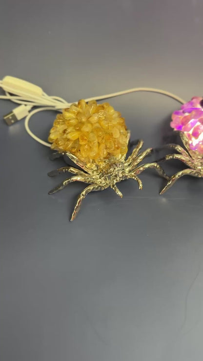 Crystal Spider Lamp