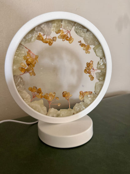 Round Gemstone Lamp