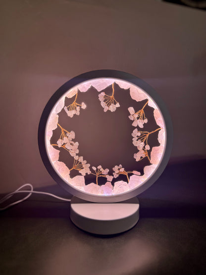 Round Gemstone Lamp