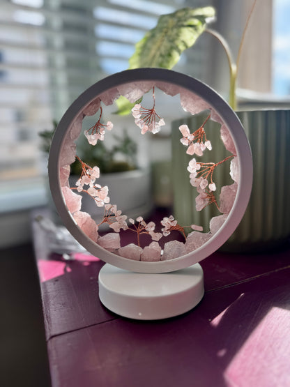 Round Gemstone Lamp