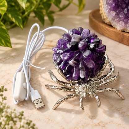 Crystal Spider Lamp