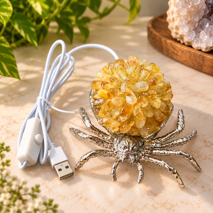 Crystal Spider Lamp